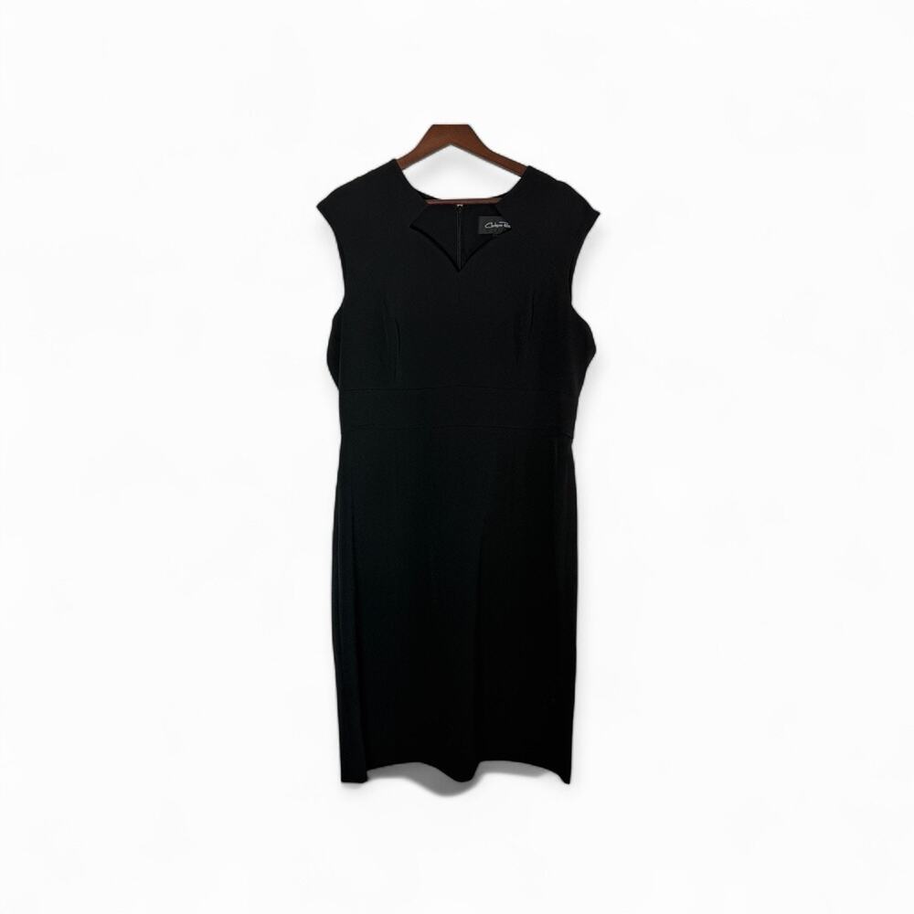 Chelsea Rose MCM Retro Sweetheart Neckline Women's 16 Little Black Dress Glam‎